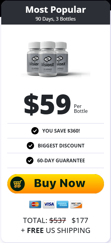 Order VisionX 3 Bottles